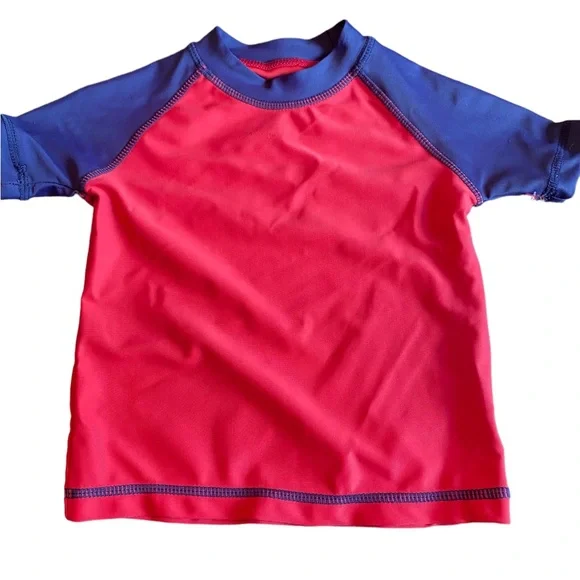 Tommy Bahama Kids Toddler Boy Patriotic Swim Top and Swim Trunks - Picture 2 of 7